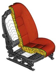 CASIMIR/Automotive Individuelles Modell des unbelegten Sitzes